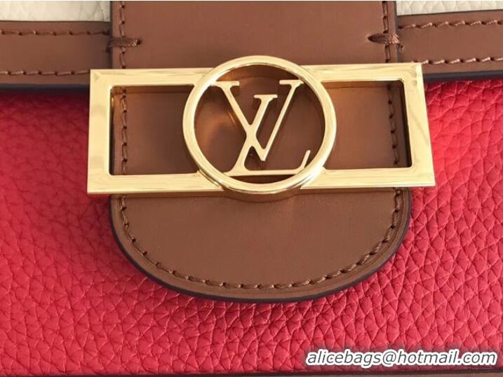 Good Quality Louis Vuitton original SAINT SULPICE PM M44391 Apricot with Red