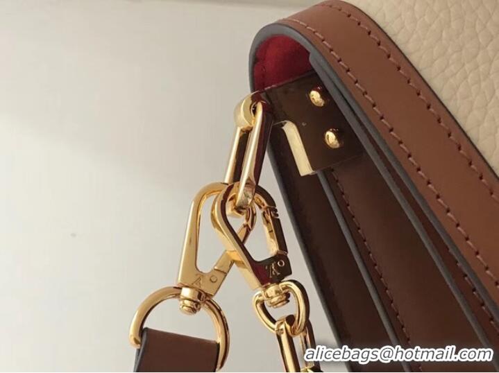 Good Quality Louis Vuitton original SAINT SULPICE PM M44391 Apricot with Red