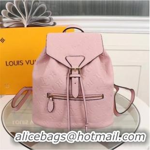 Top Design Louis Vuitton Monogram Empreinte Calf Leather Backpack M43431 pink