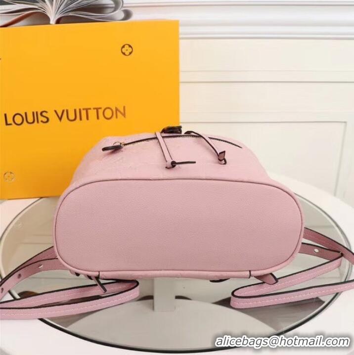 Top Design Louis Vuitton Monogram Empreinte Calf Leather Backpack M43431 pink