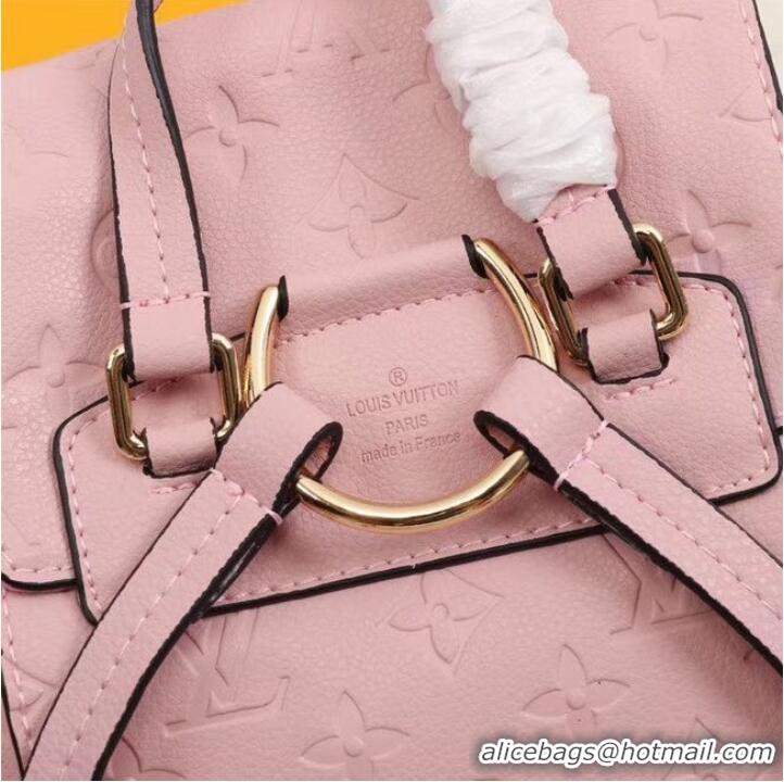 Top Design Louis Vuitton Monogram Empreinte Calf Leather Backpack M43431 pink