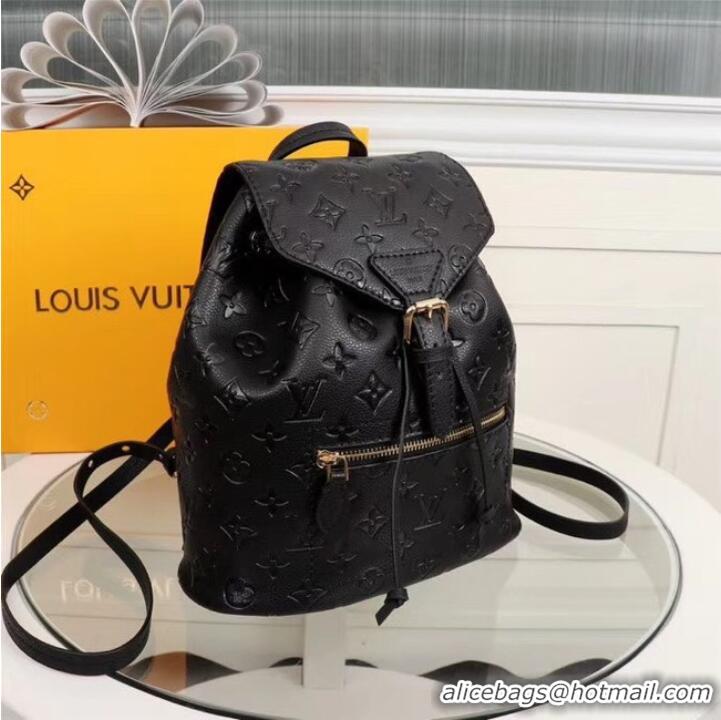 Luxury Louis Vuitton Monogram Empreinte Calf Leather Backpack M43431 Black