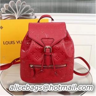 Discount Louis Vuitton Monogram Empreinte Calf Leather Backpack M43431 Red