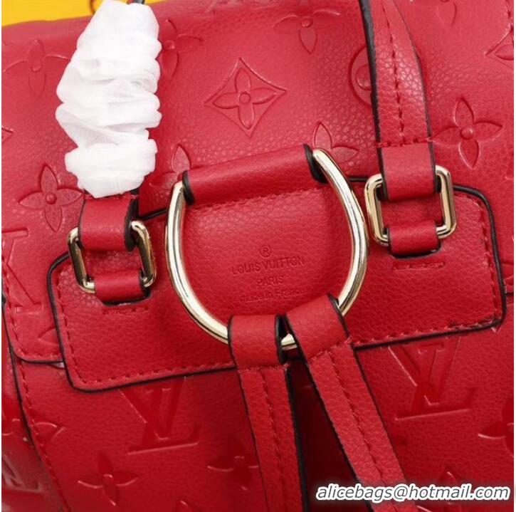 Discount Louis Vuitton Monogram Empreinte Calf Leather Backpack M43431 Red