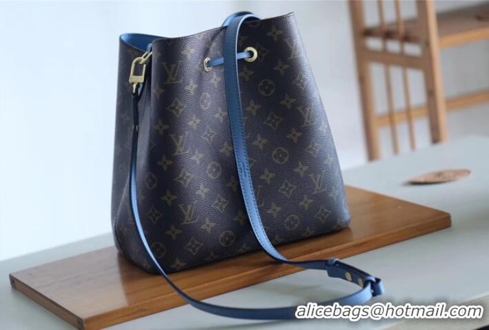 Good Quality Louis Vuitton Monogram Canvas Original NEONOE M43569 blue