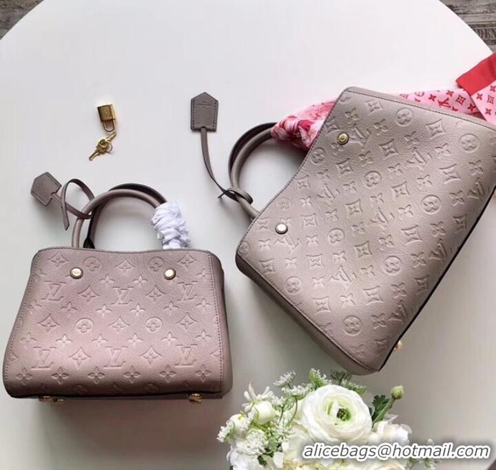 Stylish Louis vuitton original MONTAIGNE MM M44311 grey