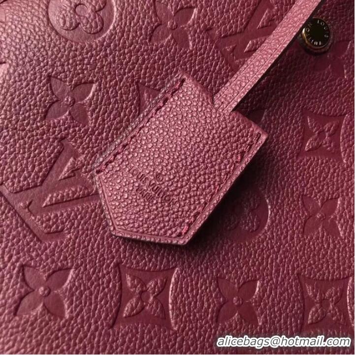 Duplicate Louis vuitton original MONTAIGNE MM M44311 fuchsia