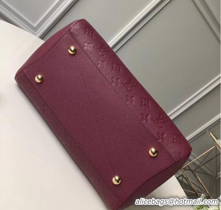 Duplicate Louis vuitton original MONTAIGNE MM M44311 fuchsia