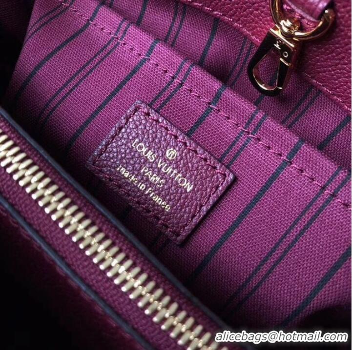 Duplicate Louis vuitton original MONTAIGNE MM M44311 fuchsia