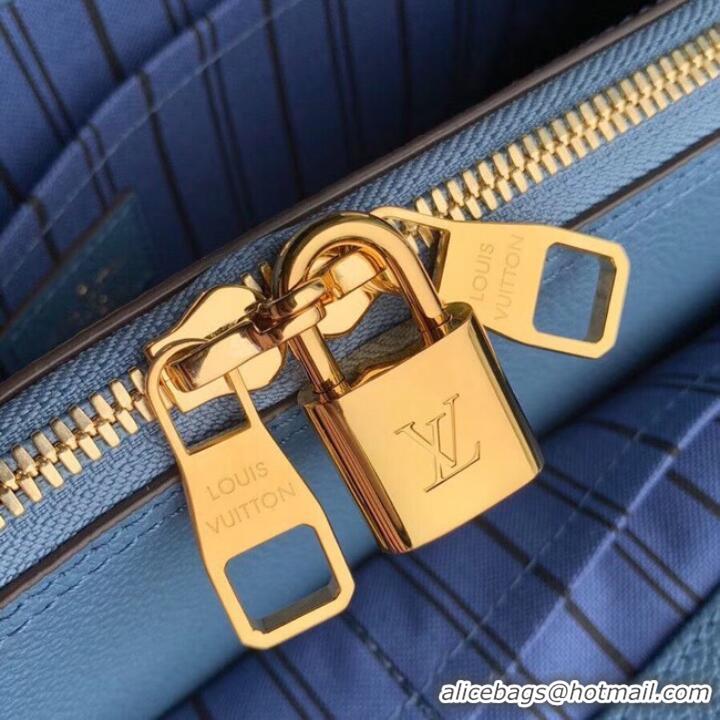 Best Grade Louis vuitton original MONTAIGNE MM M44311 blue