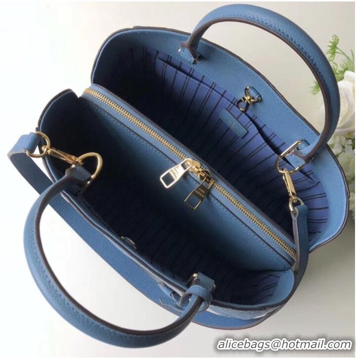 Best Grade Louis vuitton original MONTAIGNE MM M44311 blue