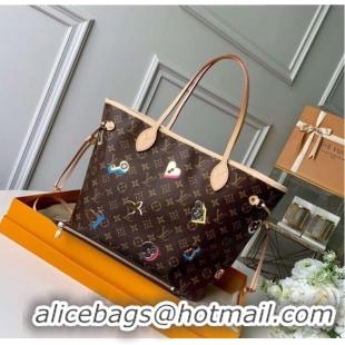 Hot Style Louis Vuitton Original Monogram Canvas NEVERFULL MM M44364