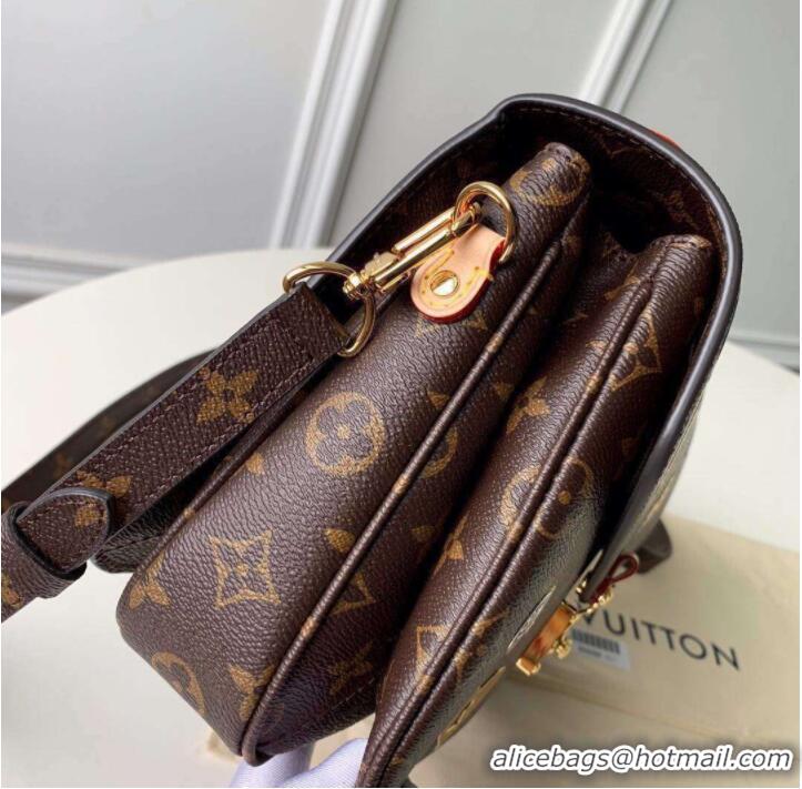 Feminine Louis Vuitton Original Monogram Canvas POCHETTE METIS M44366