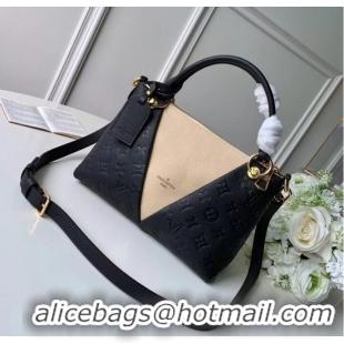 Stylish Louis vuitton original V TOTE BB M53886 Black&beige