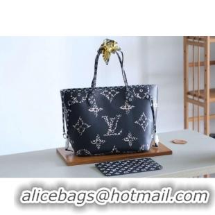 Promotion Louis Vuitton Original Monogram Canvas NEVERFULL M41177 black