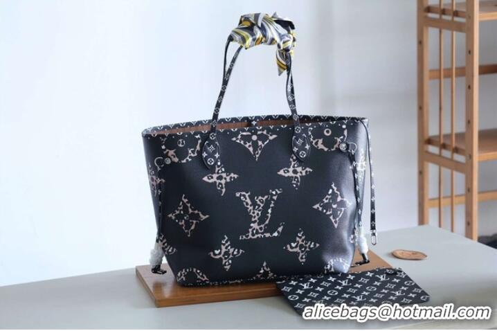 Promotion Louis Vuitton Original Monogram Canvas NEVERFULL M41177 black