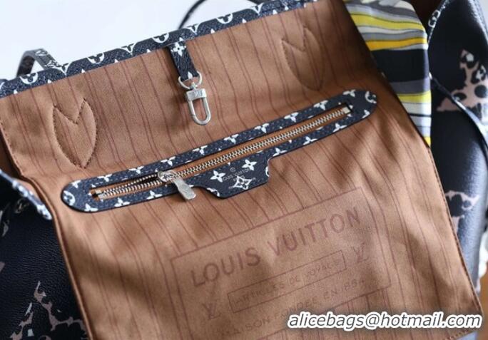 Promotion Louis Vuitton Original Monogram Canvas NEVERFULL M41177 black