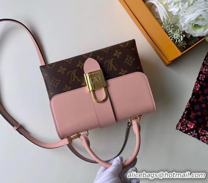 New Fashion Louis vuitton original LOCKY BB M44080 Rose Poudre