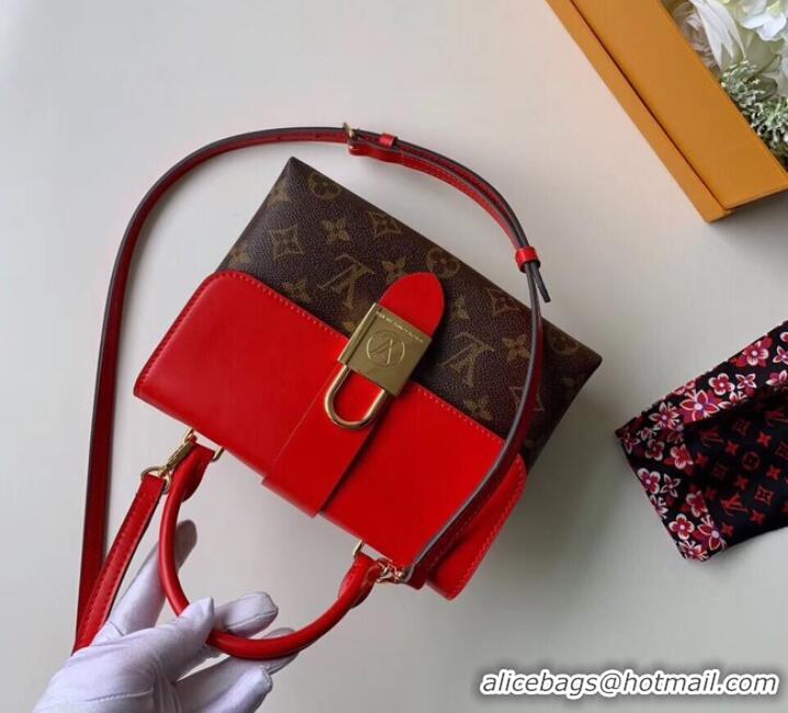 Duplicate Louis vuitton original LOCKY BB M44080 Coquelicot