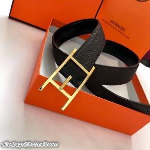 Traditional Discount Hermes Belt H3371 Black