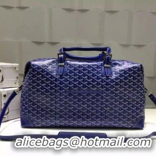 Buy Discount Goyard Luggage Boeing Travelling 8952 Dark Blue