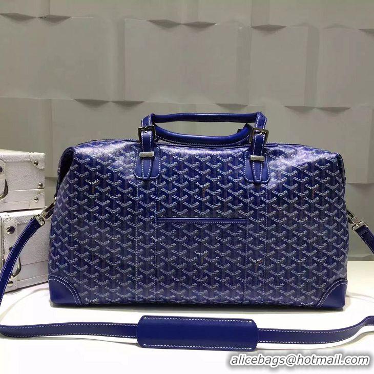 Buy Discount Goyard Luggage Boeing Travelling 8952 Dark Blue