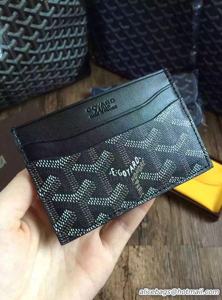 Most Popular Goyard Card Holder 020090 Black