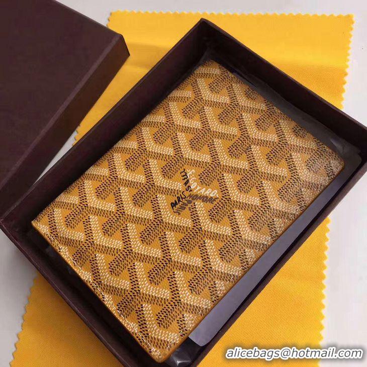 Best Price Goyard Passport Wallet 020109 Yellow