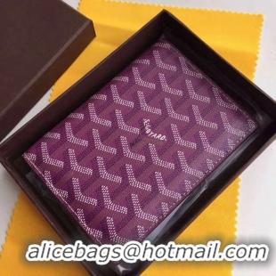 New Classic Goyard Passport Holder 020109 Purple