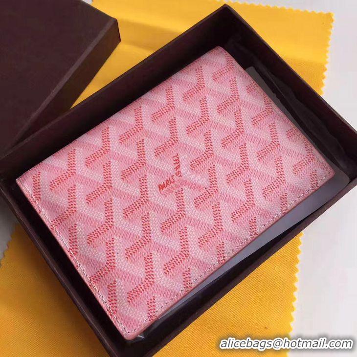 Cheap Newest Goyard Passport Holder 020109 Pink