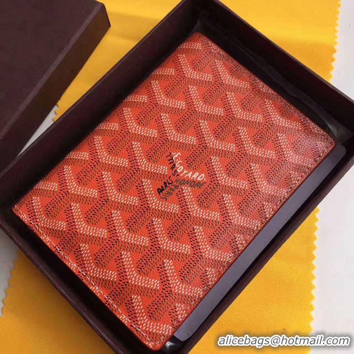 Good Quality Goyard Passport Wallet 020109 Orange