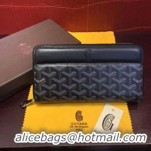 Hot Sell Goyard Zippy Wallet 020110 Black