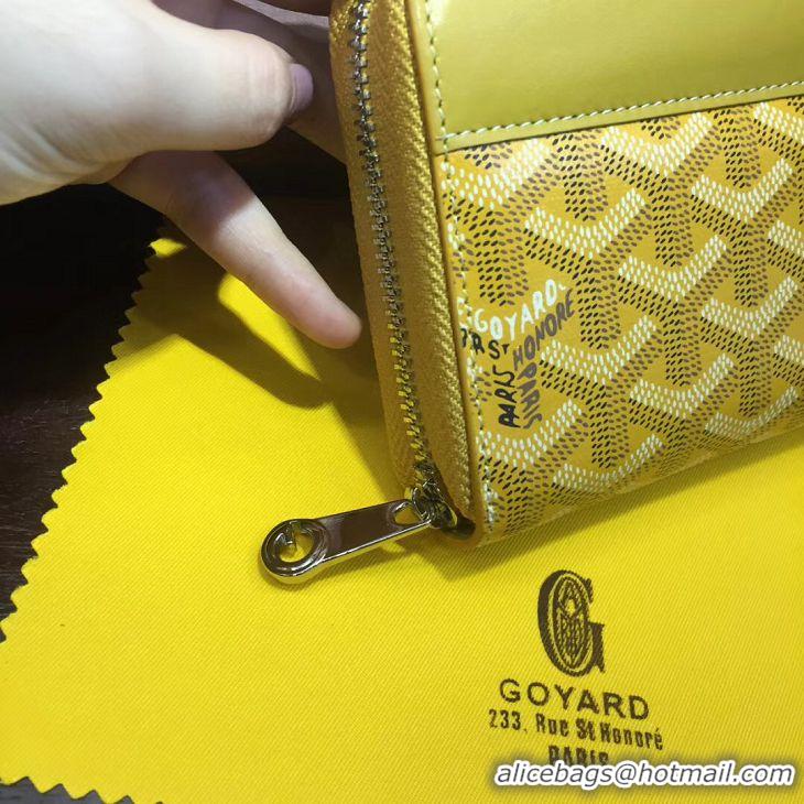 Good Quality Goyard Zippy Purse 020110 Yellow