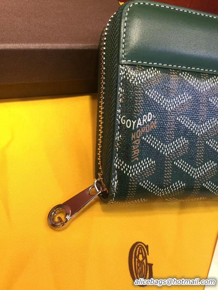 Good Product Goyard Zippy Wallet 020110 Green