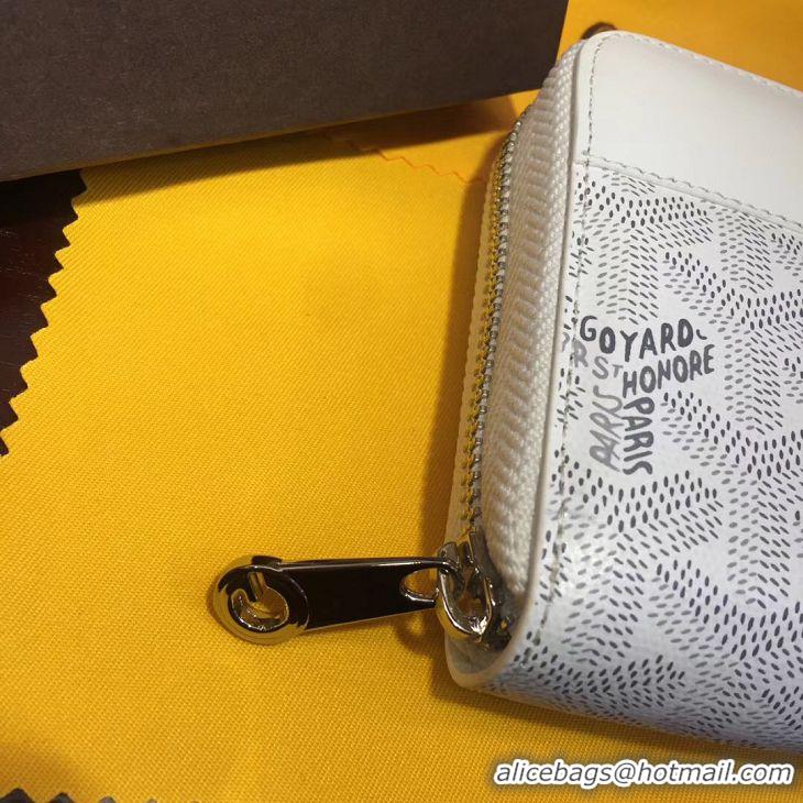 Buy Best Cheap Goyard Zippy Wallet 020110  White