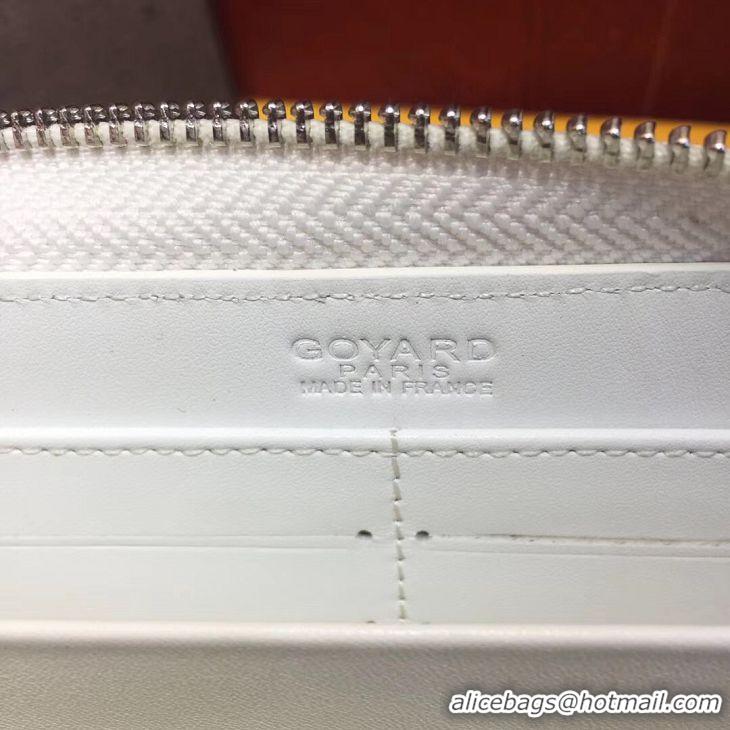 Buy Best Cheap Goyard Zippy Wallet 020110  White