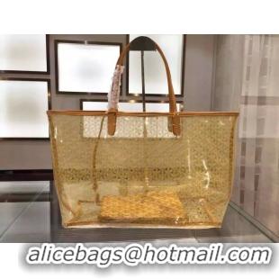 Top Quality Goyard St Transparent Tote GM 2377 Yellow