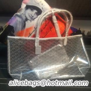 Super Quality Goyard Saint Transparent Tote PM 2377 White