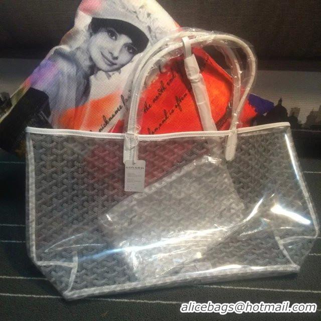 Super Quality Goyard Saint Transparent Tote PM 2377 White