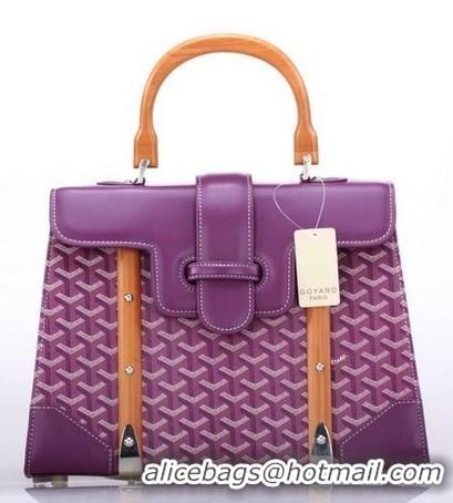 Free Shipping Goyard Saigon Tote Bag GM 8941 Purple