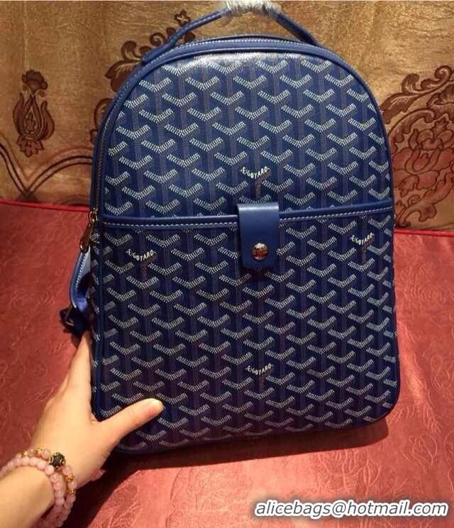 Good Product Newly Launched 2014 Goyard Backpack 8990 Blue