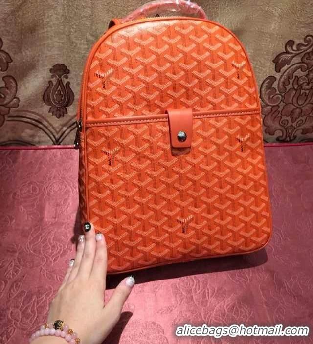 Unique Ladies Goyard Backpack 8990 Orange