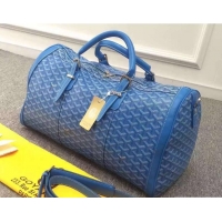 High Quality Goyard Duffle Travel Luggage Tote Large Bag 8950 Light Blue