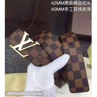 Best Grade Louis Vuitton 40mm Belt B61439