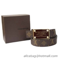 Louis Vuitton Belts 20119 Monogram Coffee