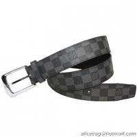 Top Grade Louis Vuitton Graphite Ellipse Belt M6821S