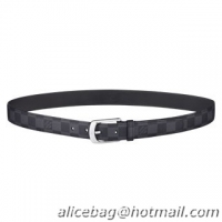 Louis Vuitton Graphite Ellipse Belt M681S