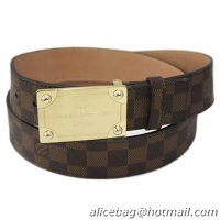 Louis Vuitton Belts 6978 Damier Coffee