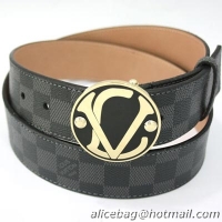 Louis Vuitton Damier Belts 6979 Black