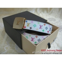 Louis Vuitton Monogram Multicolore Reversible Belt M6890K